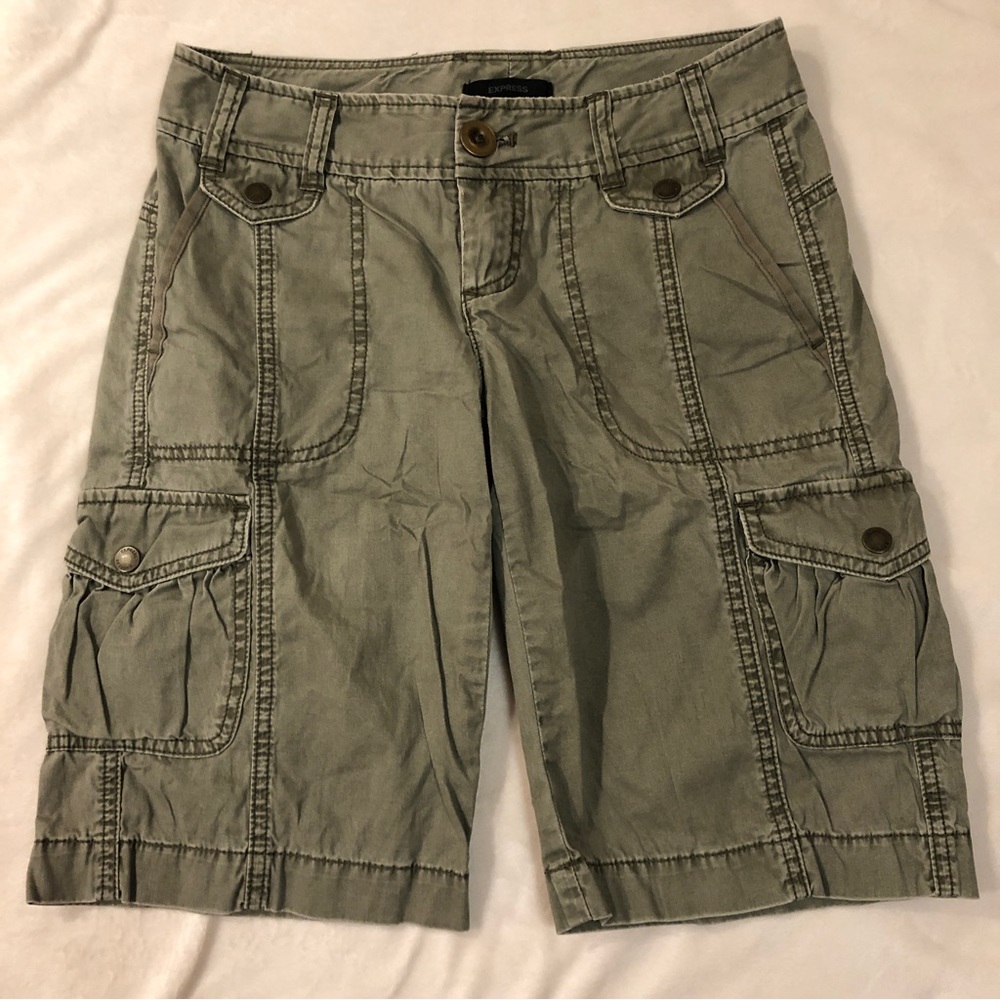 Express Bermuda Style Shorts